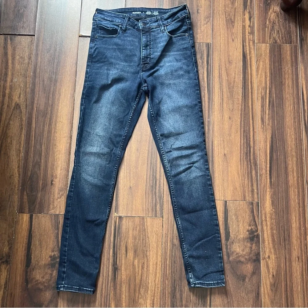 Old Navy Rockstar Super Skinny Jeans – High-Rise Sz 8 - Picture 3 of 7